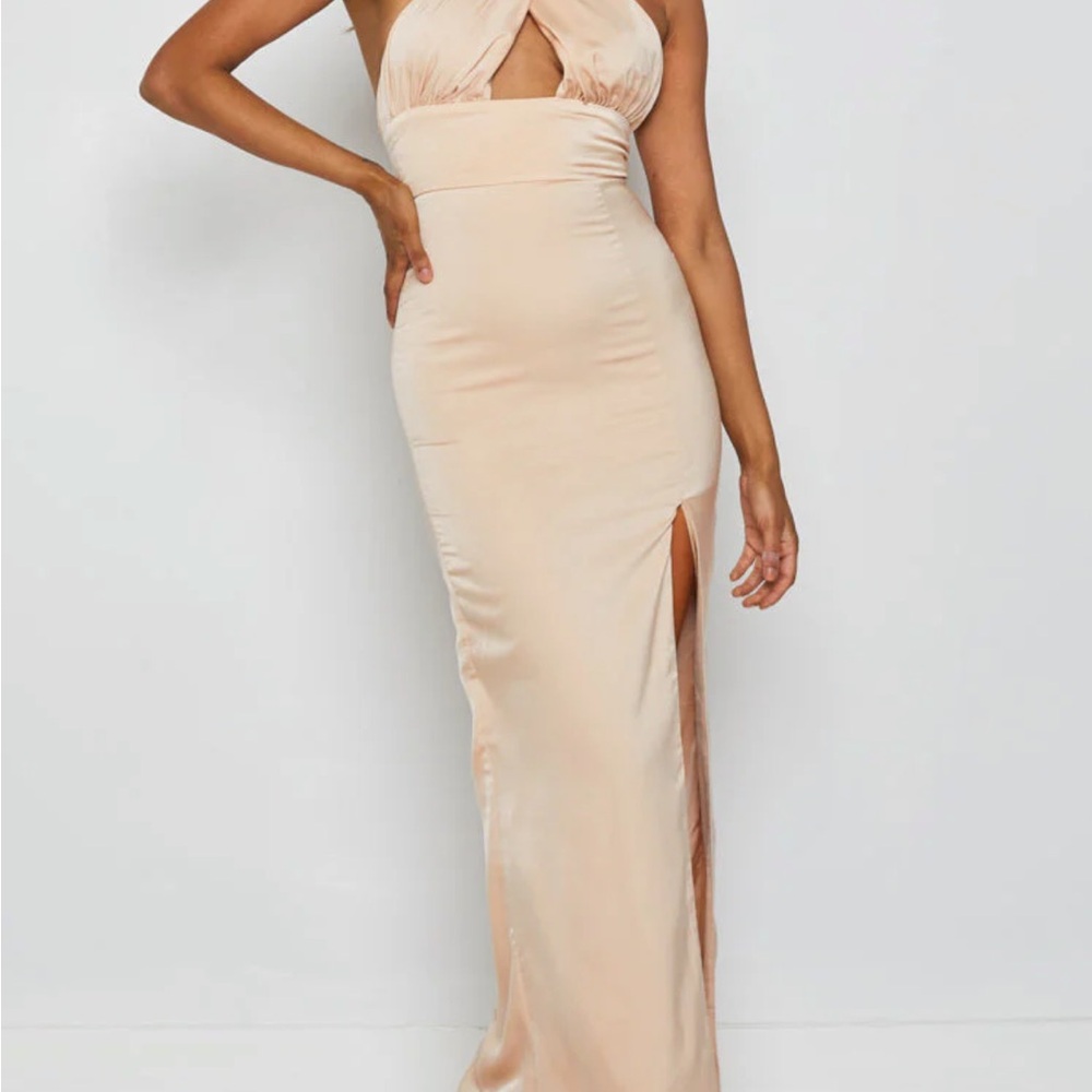 Higher Love Formal Dress Perfect for Prom ~ Champagne - Beginning boutique NWT - Picture 4 of 8